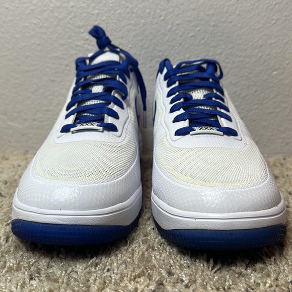 Nike Force 1 Low Lunar Fuse NRG White/Game Royal sz 13 - Picture 9 of 12